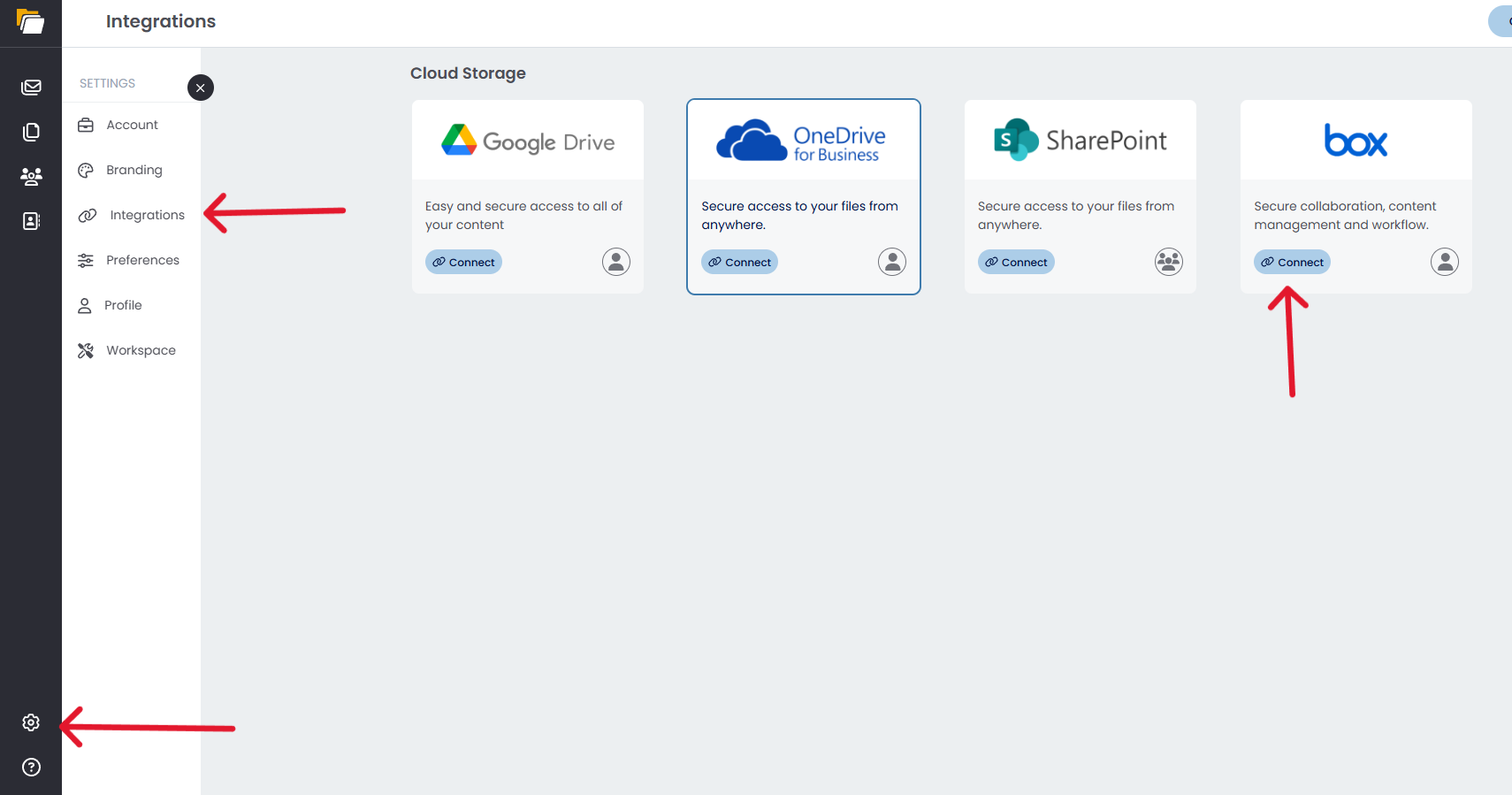 Integrating Cloud Sync with Box